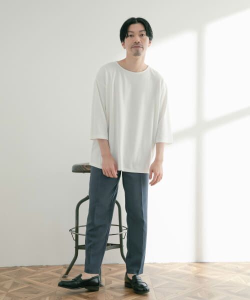 URBAN RESEARCH ITEMS / アーバンリサーチ アイテムズ Tシャツ | クールタッチポンチ 7分袖ビッグTシャツ | 詳細3