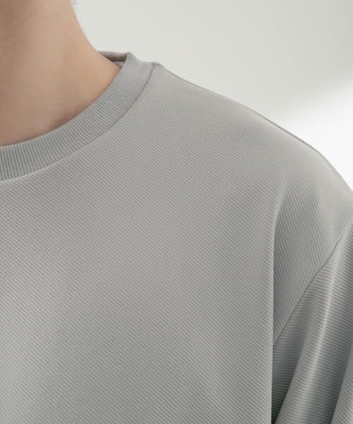 セール】 クルーネック ツイルカットソー+ロングTシャツ 2セット （T 
