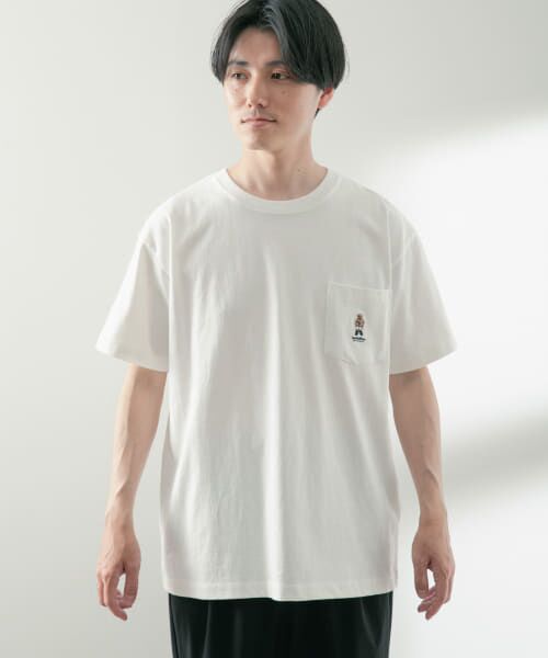 URBAN RESEARCH ITEMS / アーバンリサーチ アイテムズ Tシャツ | TEDDY BEARワンポイント刺繍ポケットTシャツ | 詳細3