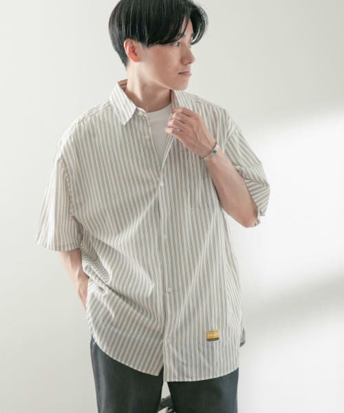 URBAN RESEARCH ITEMS / アーバンリサーチ アイテムズ シャツ・ブラウス | ddp　Stripe Loose Short-Sleeve Shirts | 詳細3