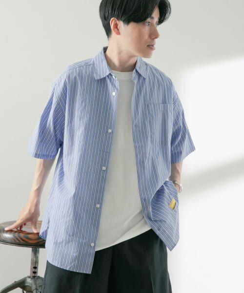 URBAN RESEARCH ITEMS / アーバンリサーチ アイテムズ シャツ・ブラウス | ddp　Stripe Loose Short-Sleeve Shirts | 詳細7