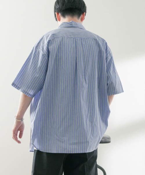 URBAN RESEARCH ITEMS / アーバンリサーチ アイテムズ シャツ・ブラウス | ddp　Stripe Loose Short-Sleeve Shirts | 詳細8