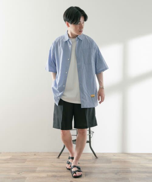 URBAN RESEARCH ITEMS / アーバンリサーチ アイテムズ シャツ・ブラウス | ddp　Stripe Loose Short-Sleeve Shirts | 詳細9