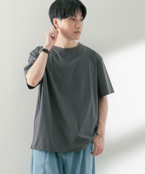 URBAN RESEARCH ITEMS / アーバンリサーチ アイテムズ Tシャツ | シルキーナイロン ドローコード多機能Tシャツ | 詳細18