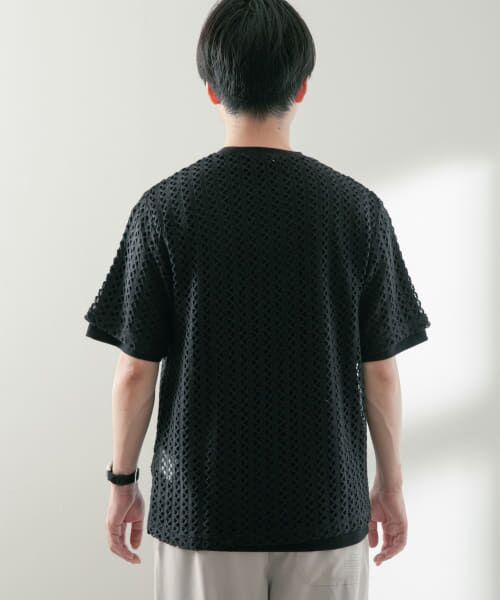 セール】 ケーブルレーストップス+半袖Tシャツ 2セット （Tシャツ