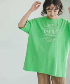 シルケットライクロゴビッグTシャツ