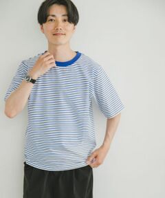 クルーネックハンソデTシャツ