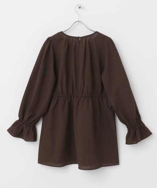 タバサ　チュニック セール】 『UR TECH DRYLUXE』ウエストギャザーチュニック