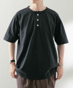 Healthknit　MADE IN USA Henley-Neck T-shirts