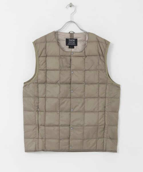 URBAN RESEARCH ITEMS / アーバンリサーチ アイテムズ ダウンジャケット・ベスト | TAION　CREW-NECK BUTTON DOWN VEST | 詳細14