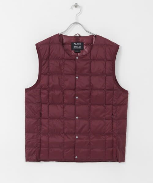 URBAN RESEARCH ITEMS / アーバンリサーチ アイテムズ ダウンジャケット・ベスト | TAION　CREW-NECK BUTTON DOWN VEST | 詳細15