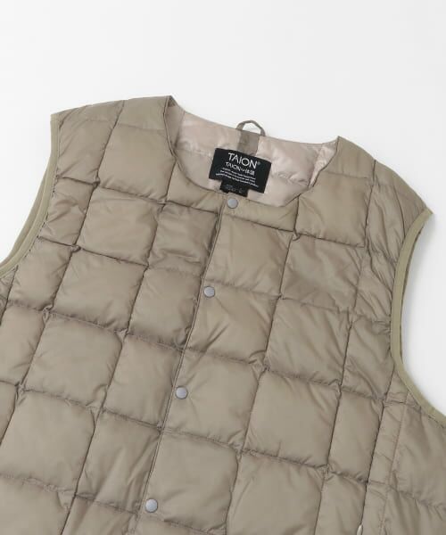 URBAN RESEARCH ITEMS / アーバンリサーチ アイテムズ ダウンジャケット・ベスト | TAION　CREW-NECK BUTTON DOWN VEST | 詳細24