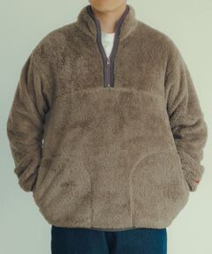 Healthknit　Sherpa Fleece Half-Zip Jacket