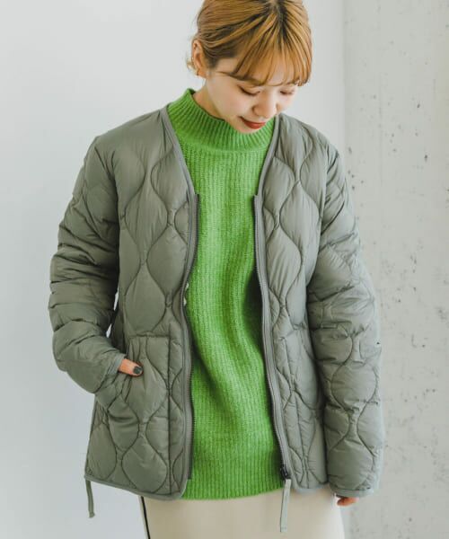 URBAN RESEARCH ITEMS / アーバンリサーチ アイテムズ ダウンジャケット・ベスト | TAION　MILITARY Wzip V-NECK DOWN JACKET | 詳細9
