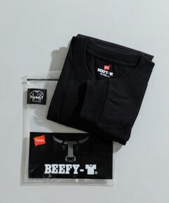 Hanes　BEEFY Long-Sleeve Pocket T-shirts