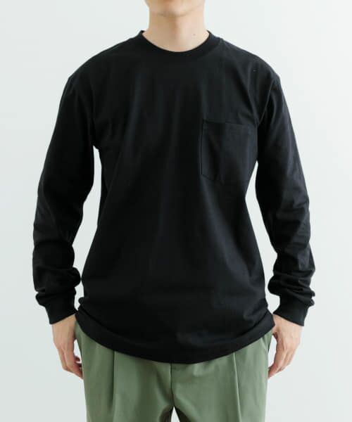 URBAN RESEARCH ITEMS / アーバンリサーチ アイテムズ Tシャツ | Hanes　BEEFY Long-Sleeve Pocket T-shirts | 詳細1