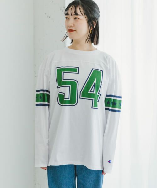 URBAN RESEARCH ITEMS / アーバンリサーチ アイテムズ Tシャツ | Champion　LONG-SLEEVE FOOTBALL T-SHIRTS | 詳細11