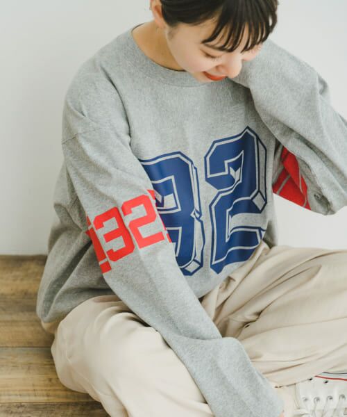 URBAN RESEARCH ITEMS / アーバンリサーチ アイテムズ Tシャツ | Champion　LONG-SLEEVE FOOTBALL T-SHIRTS | 詳細6