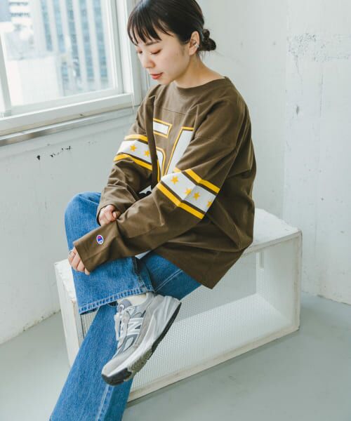 URBAN RESEARCH ITEMS / アーバンリサーチ アイテムズ Tシャツ | Champion　LONG-SLEEVE FOOTBALL T-SHIRTS | 詳細8