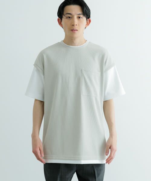 URBAN RESEARCH ITEMS / アーバンリサーチ アイテムズ Tシャツ | 『吸水速乾/UVカット』高機能サーマルフェイクレイヤードトップス | 詳細17