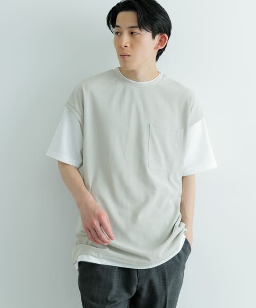 URBAN RESEARCH ITEMS / アーバンリサーチ アイテムズ Tシャツ | 『吸水速乾/UVカット』高機能サーマルフェイクレイヤードトップス | 詳細6