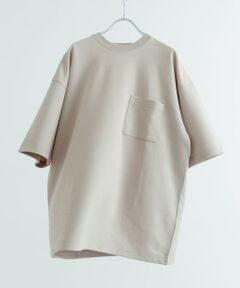 スフレダンボール クルーネック ポケットTシャツ