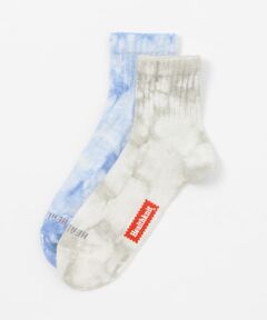 Healthknit　HK ミドルソックス TIE-DYE 2P