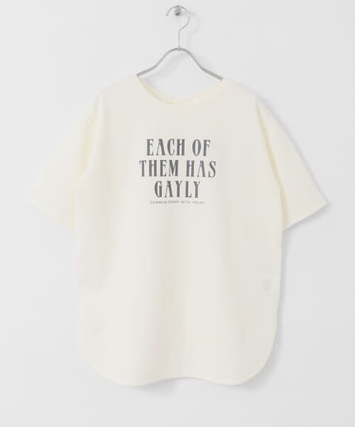 URBAN RESEARCH ITEMS / アーバンリサーチ アイテムズ Tシャツ | カットジョーゼットロゴフレンチTシャツ | 詳細19