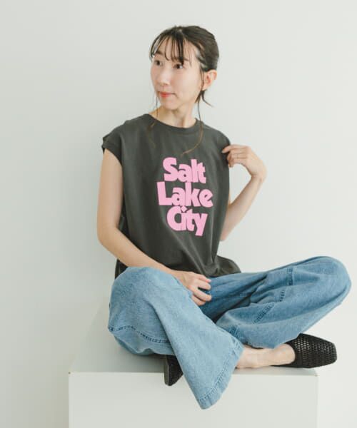 URBAN RESEARCH ITEMS / アーバンリサーチ アイテムズ Tシャツ | 『UVカット』ロゴフレンチTシャツ | 詳細10