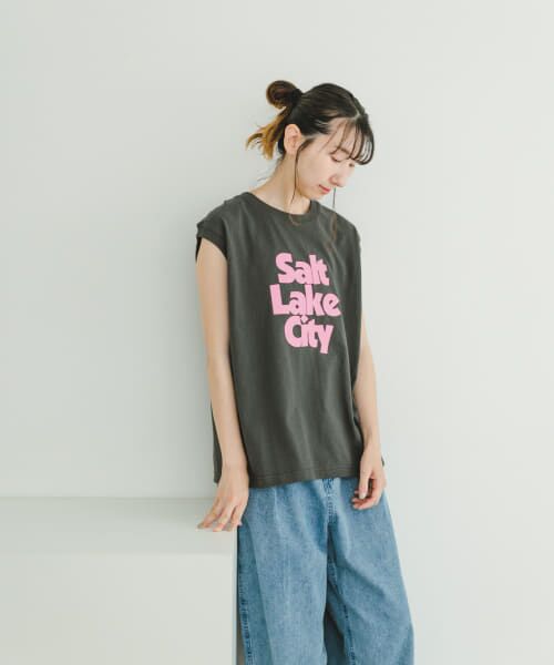 URBAN RESEARCH ITEMS / アーバンリサーチ アイテムズ Tシャツ | 『UVカット』ロゴフレンチTシャツ | 詳細13