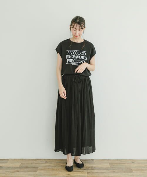 URBAN RESEARCH ITEMS / アーバンリサーチ アイテムズ Tシャツ | ルーズロゴフレンチTシャツ | 詳細14