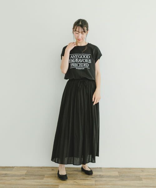 URBAN RESEARCH ITEMS / アーバンリサーチ アイテムズ Tシャツ | ルーズロゴフレンチTシャツ | 詳細15