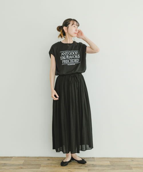 URBAN RESEARCH ITEMS / アーバンリサーチ アイテムズ Tシャツ | ルーズロゴフレンチTシャツ | 詳細16