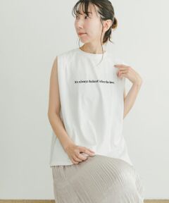 ショルダータックロゴTシャツ