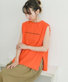 ショルダータックロゴTシャツ