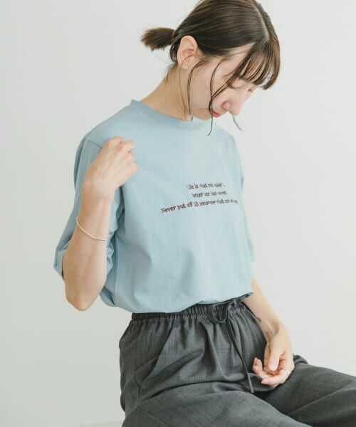 URBAN RESEARCH ITEMS / アーバンリサーチ アイテムズ Tシャツ | 『接触冷感/UVカット』クールコットンハンソデTシャツ | 詳細14