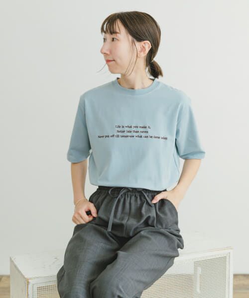 URBAN RESEARCH ITEMS / アーバンリサーチ アイテムズ Tシャツ | 『接触冷感/UVカット』クールコットンハンソデTシャツ | 詳細15