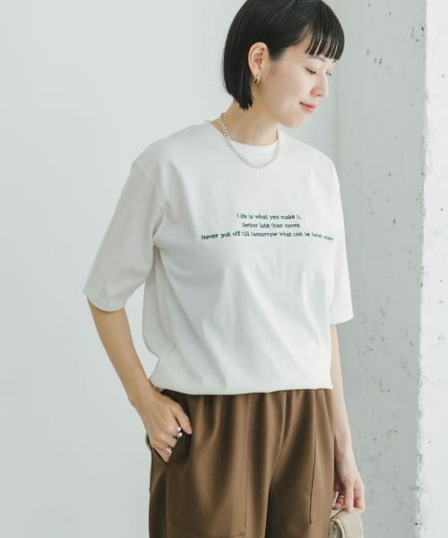 URBAN RESEARCH ITEMS / アーバンリサーチ アイテムズ Tシャツ | 『接触冷感/UVカット』クールコットンハンソデTシャツ | 詳細8