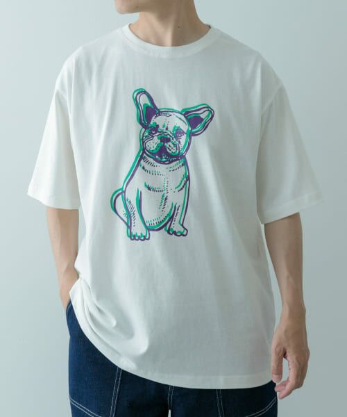 URBAN RESEARCH ITEMS / アーバンリサーチ アイテムズ Tシャツ | プリントTシャツ FRENCH BULL-2 | 詳細1