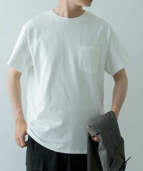 URBAN RESEARCH ITEMS / アーバンリサーチ アイテムズ Tシャツ | 汗染み防止 クルーネック ポケットTシャツ | 詳細1