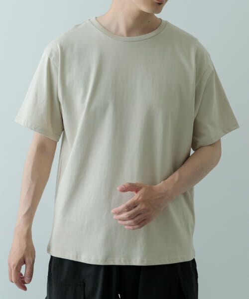 URBAN RESEARCH ITEMS / アーバンリサーチ アイテムズ Tシャツ | 撥水機能 クルーネック シルケットTシャツ | 詳細12