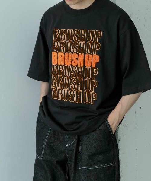 URBAN RESEARCH ITEMS / アーバンリサーチ アイテムズ Tシャツ | サガラ刺繍 Tシャツ Brush Up | 詳細4