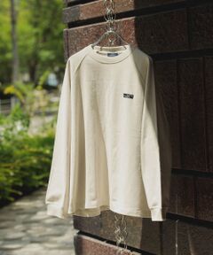 天竺 ワンポイント ロングスリーブTシャツ