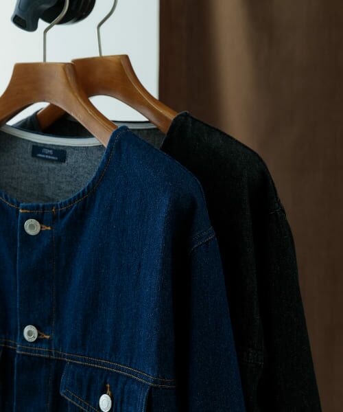 URBAN RESEARCH ITEMS / アーバンリサーチ アイテムズ Gジャン・デニムジャケット | Denim No Collar Jacket | 詳細11