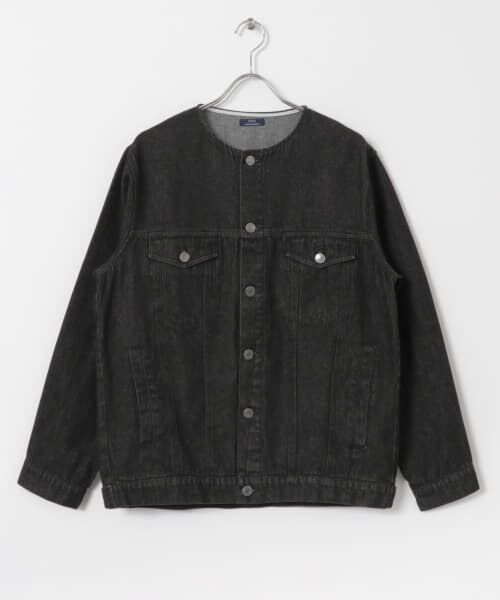 URBAN RESEARCH ITEMS / アーバンリサーチ アイテムズ Gジャン・デニムジャケット | Denim No Collar Jacket | 詳細17