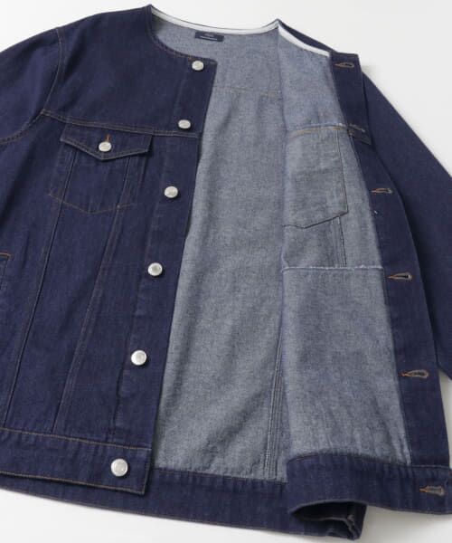 URBAN RESEARCH ITEMS / アーバンリサーチ アイテムズ Gジャン・デニムジャケット | Denim No Collar Jacket | 詳細20