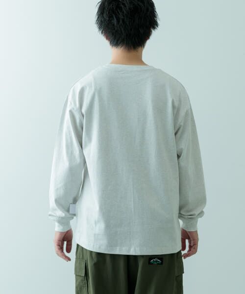 URBAN RESEARCH ITEMS / アーバンリサーチ アイテムズ Tシャツ | ddp　Foil Print Long Sleeve T-shirts | 詳細12