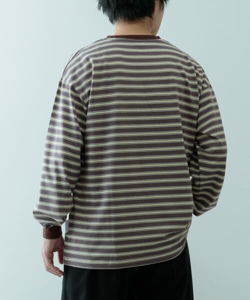 URBAN RESEARCH ITEMS / アーバンリサーチ アイテムズ Tシャツ | ddp　Retro Border Ringer Long-Sleeve T-shirts | 詳細10