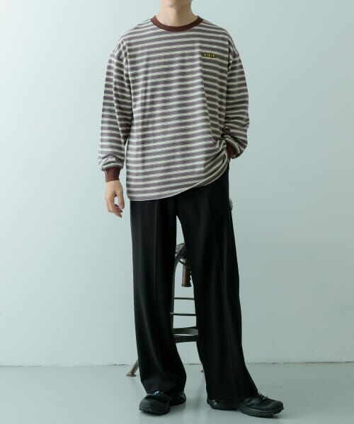 URBAN RESEARCH ITEMS / アーバンリサーチ アイテムズ Tシャツ | ddp　Retro Border Ringer Long-Sleeve T-shirts | 詳細12