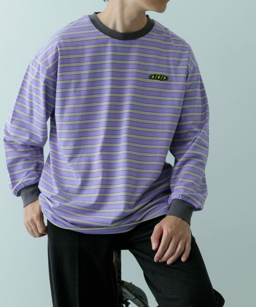 URBAN RESEARCH ITEMS / アーバンリサーチ アイテムズ Tシャツ | ddp　Retro Border Ringer Long-Sleeve T-shirts | 詳細2